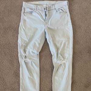Gap skinny ankle jeans size 30r